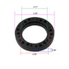 HARIFOGER Black 12.5mm 1/2'' Steering Wheel Adapter Spacer Elevator Compatible