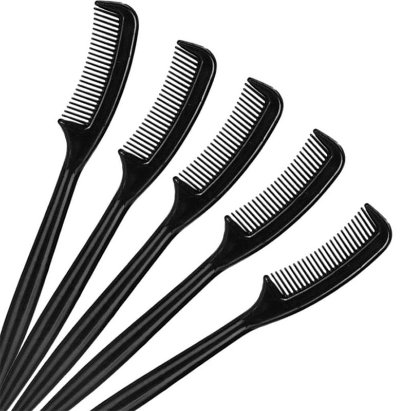 zalati Eyelash Comb 10pcs Plastic Mini Eyebrow Tool for Extension