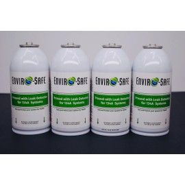 Envirosafe ProSeal w/ Leak Detector for Auto A/C Systems 4 Cans
