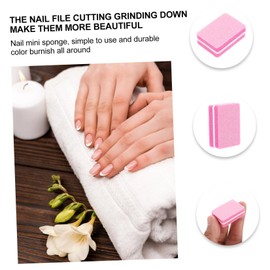 Outanaya 50pcs Mini Sponge Nail Buffer Blocks Portable Nail File Strips for Home Travel and Salon Use for Retouching for Polishing Before Gel Applications
