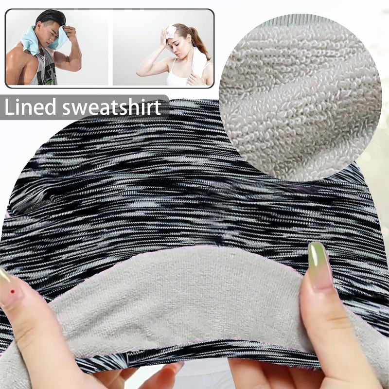 LUKIUP Quick-Drying Sun Visor Hat, Unisex Sun Shield, Ultralight and