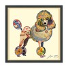 Empire Art Direct DAC-074-2525B Poodle Dimensional Collage Handmade by Alex