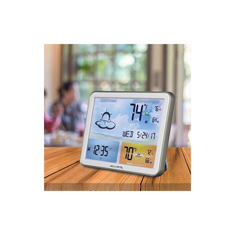 AcuRite 02081M Weather Station with Jumbo Display and Atomic Clock