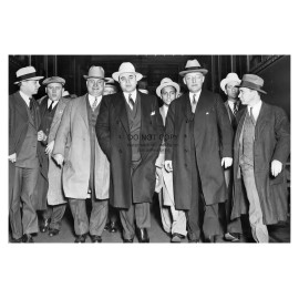 AL CAPONE PROHIBITION ERA CHICAGO MOBSTER BOSS 4X6 B&W PHOTO