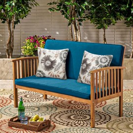 LRartdeco Kissenbezug Outdoor Wasserdicht 40x40 Schwarz Kissenbezüge Bauernhaus Kissenhüllen Leinen Kissenhülle Leinen 2er Set Boho Sofakissen Bezug für Garten Balkon Kissen Deko