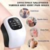 Cordless Heated Knee Massager Vibration Therapy Knee Massager with LED