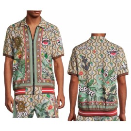 Reason NWT Reason Clothing Popeye Short Sleeve Track Jacket Size:XL