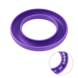 1 Pcs Rubber Bobbin Holder, Round Sewing Bobbin Holder Supplies Organizer for Sewing Thread Machine Bobbins Case fit Metal, Plastic Sewing Machine Bobbins or Quilting Bobbins (Purple)