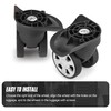 Volein Suitcase Wheels Replacement Wheels for Suitcase Replacement Wheels with