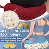 BUYUE Double-Layer Thickened Chair Cushion for Dining Chair, Natural Latex
