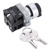 2 Position Key Switch ZB2-BE101 Self-Resetting Power Locking Conversion Twist