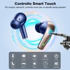 AOSRAU Wireless Earbuds, Bluetooth 5.3 Mini Headphones, Noise Cancelling Microphone,