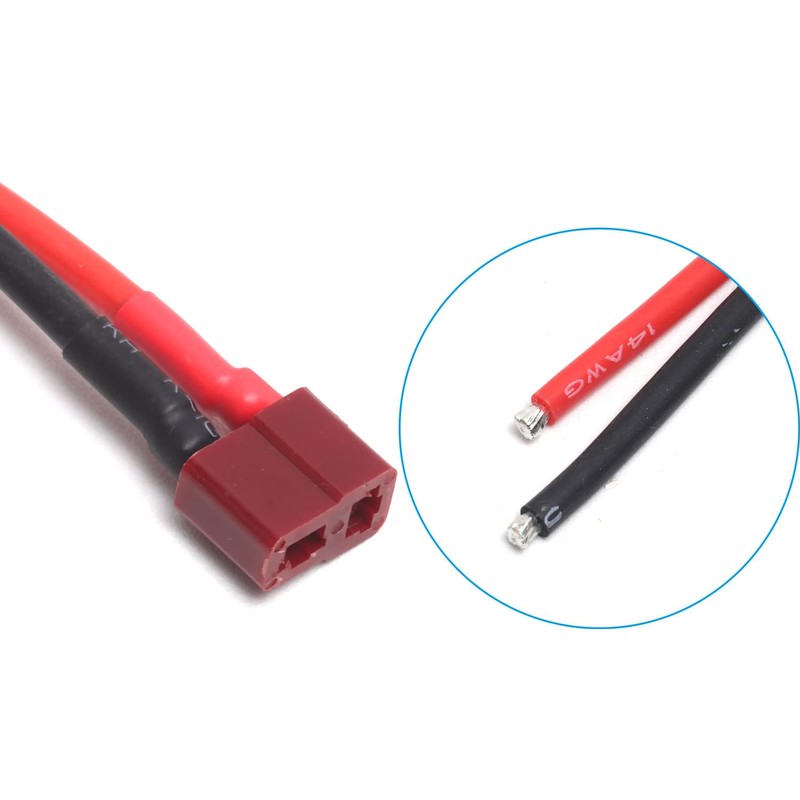 Audiophan 2 Pin Connector T Male Female Deans Wired Approx