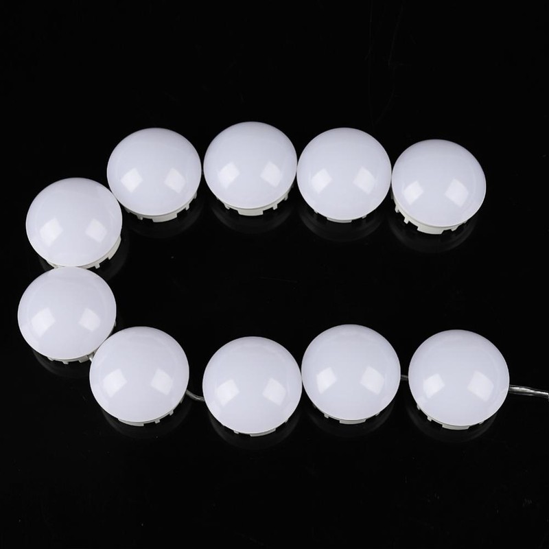 Vanity LED Makeup Mirror Lights Dimmable Bulb Concealable Wiring Light