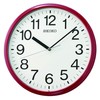SEIKO - Reloj de Pared de 12 Pulgadas, Color Rojo
