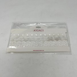 A'Gaci White Lace Flower & Tassel Choker Necklaces Set Of 3