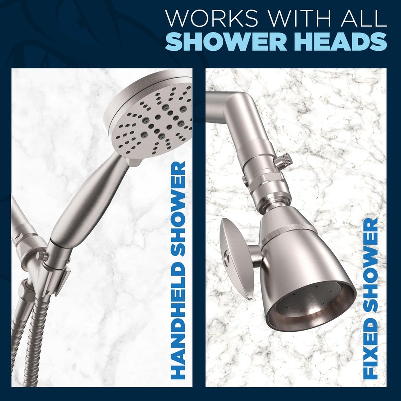 HammerHead Showers® All Metal Shower Head Shut Off Valve -
