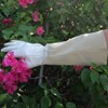 Long Sleeve Leather Gardening Gloves,Puncture resistant,Breathable Pigskin Leather Gauntlet,Rose Pruning