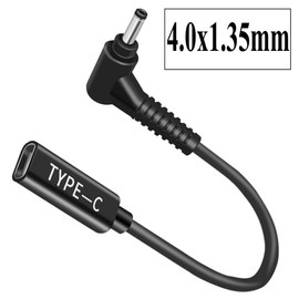USB-C Male Input to DC 4.0x1.35mm Adapter 100 watts Cable, Male to DC Female 12V 19V 20V Adapter, DC 4.0x1.35mm Adapter to USB C Adapter Made for Asus Laptop Series