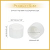 PATIKIL 24 Pcs 24/410 Flip Bottle Top Dispensing Caps, Plastic