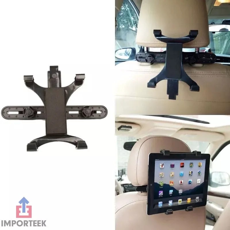 Importeek Soporte Base Porta Tablet Auto Cabecera Respaldo Ajustable