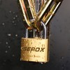 SEPOX 2-Pack Premium Solid Brass Padlock Keyed Alike, 1-9/16" 40mm