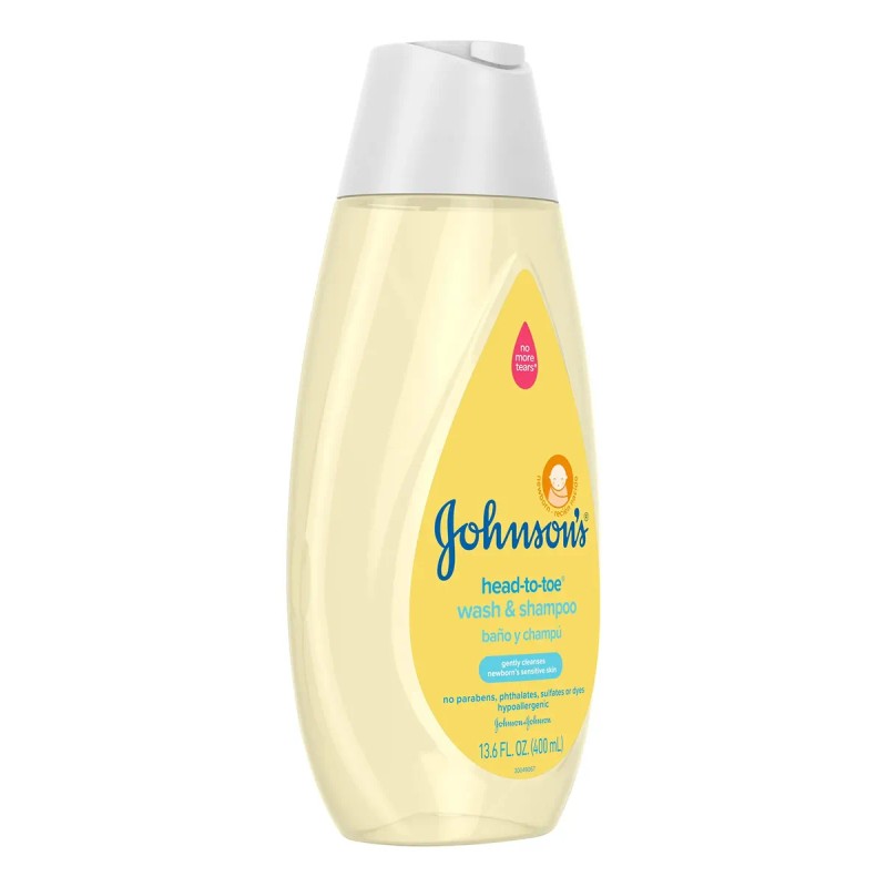 Gel De Baño Y Champú Johnson's Baby De Cabeza A