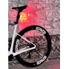 Bike Sticker Set SES Compatible with 45mm White Gloss Vinyl