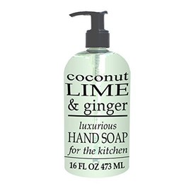 Greenwich Bay Trading Co. Luxurious Hand Soap For The Kitchen, 16 Ounce, Coconut Lime & Ginger