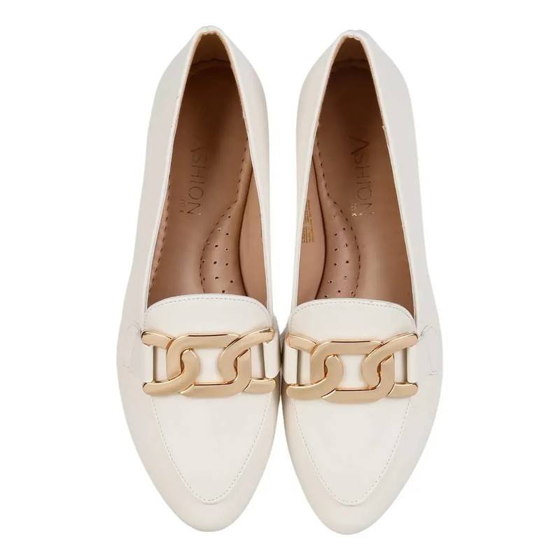 Flat Mujer Crema Stfashion 12304010