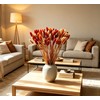 100Pcs Fall Dried Flowers Stems Natural Dried Pampas Grass Bouquets