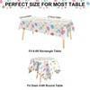 Xinvery Easter Tablecloth,Easter Party Tablecloth Colourful Egg Cartoon Table Cover