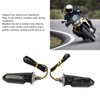 4Pcs Motorcycle LED Turn Signal Lights Mini Front Rear Indicator