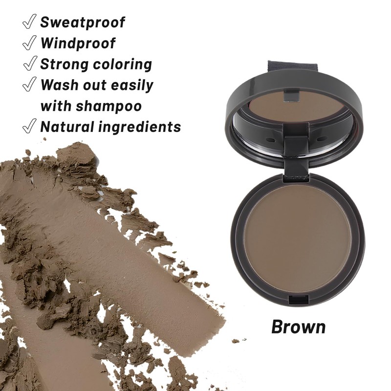 SOVONCARE Instantly Hairline Powder, Hairline Shadow Gray Coverage for Thinning