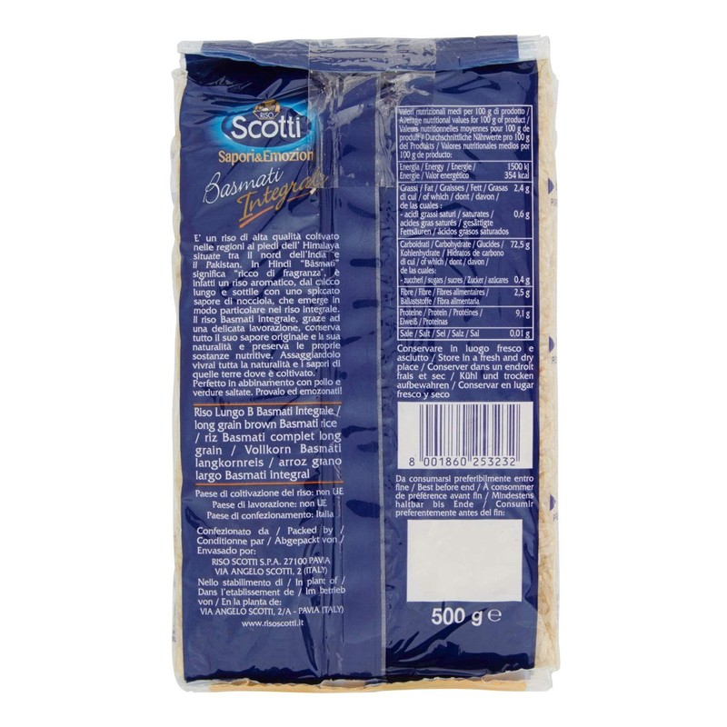 Riso Scotti - Riso Basmati Integrale Pronto in 10' -