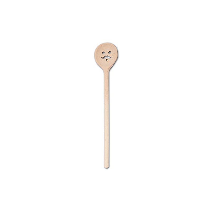 Hofmeister Holzwaren Wooden Spoon or Spatula (Round Cooking Spoon/Face with