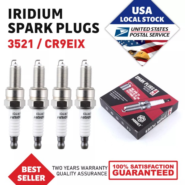 Modigt 4Pcs New Iridium IX spark plug For Suzuki Motorcycle