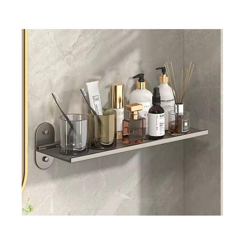 Modern Nordic Foldable Wall Bathroom Shelf – Space-Saving Storage Rack