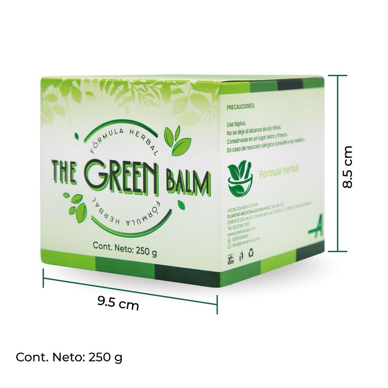 Bálsamo Verde Herbal, Fórmula Herbal, 250 g
