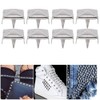Pack of 100 9 mm Square Rivets, Pyramid-Shaped Punk Rivet