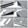 Nuanchu 2 Pcs Folding Slant Board for Writing 14 x