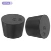 sourcing map Rubber Tapered Plug 27mm to 34mm Solid Test