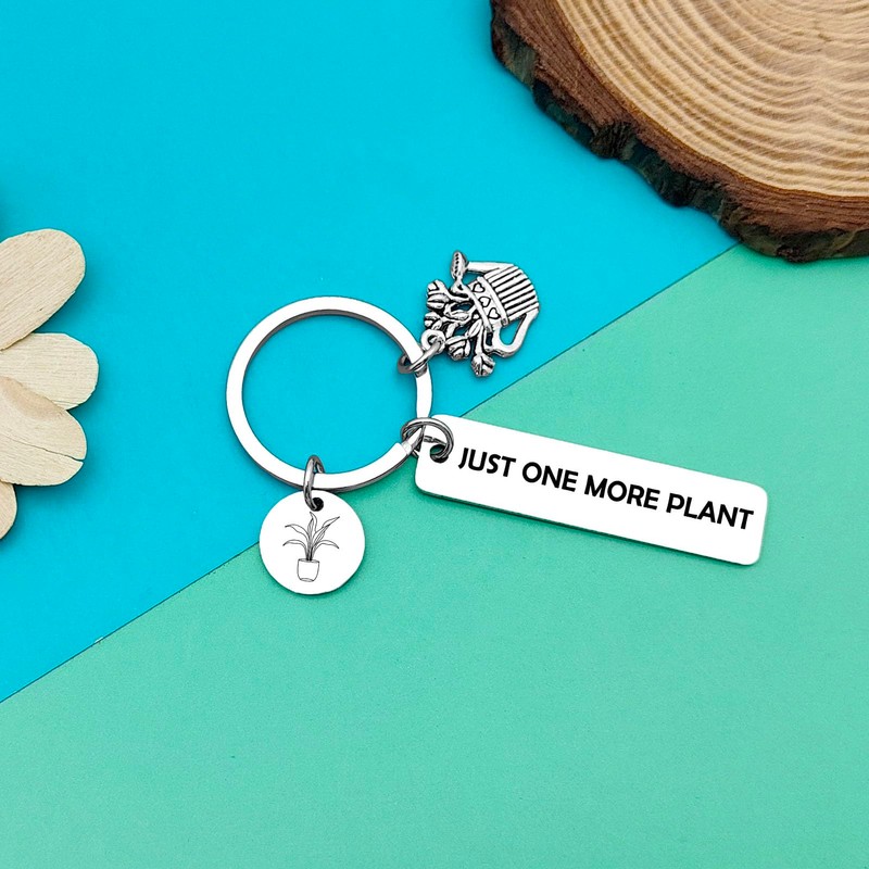 Plant Lover Gift Keyring Plant Lady Keychain Gift Nature Plant