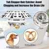 Anlige Bathtub Drain Stopper, Pop Up Tub Stopper with Drain
