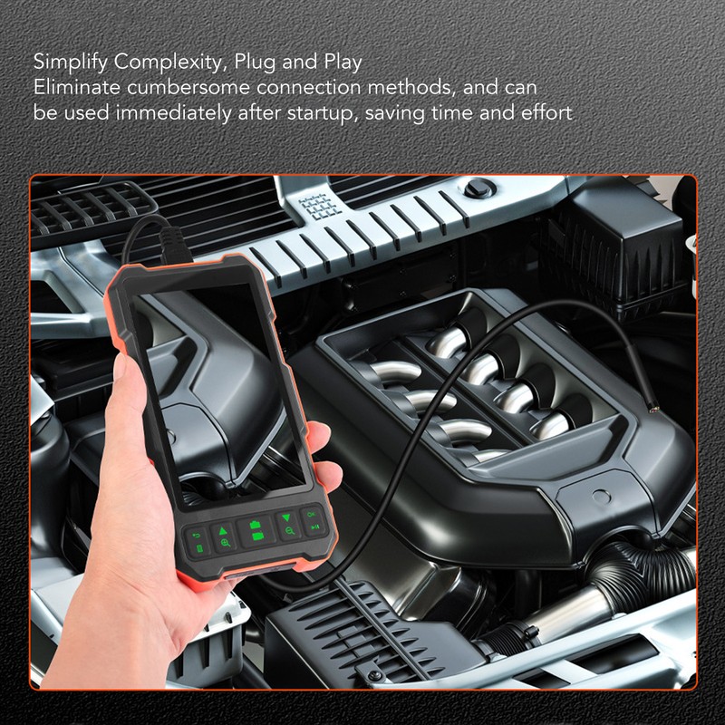 Industrial Borescope 4.5 Inch IPS HD Screen Digital Endoscope 5.5mm