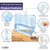 Slim Fridge Water Dispenser - 2 Pack 3L with Tap