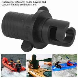 Kayak Air Valve Connection, Inflatable Boat SUP Pump Adapter Air Pump Converter Boat Valve Adapter Stable and Practical Kayak Air Valve Connection Kayak Air Valve Connection Kayak Athletics