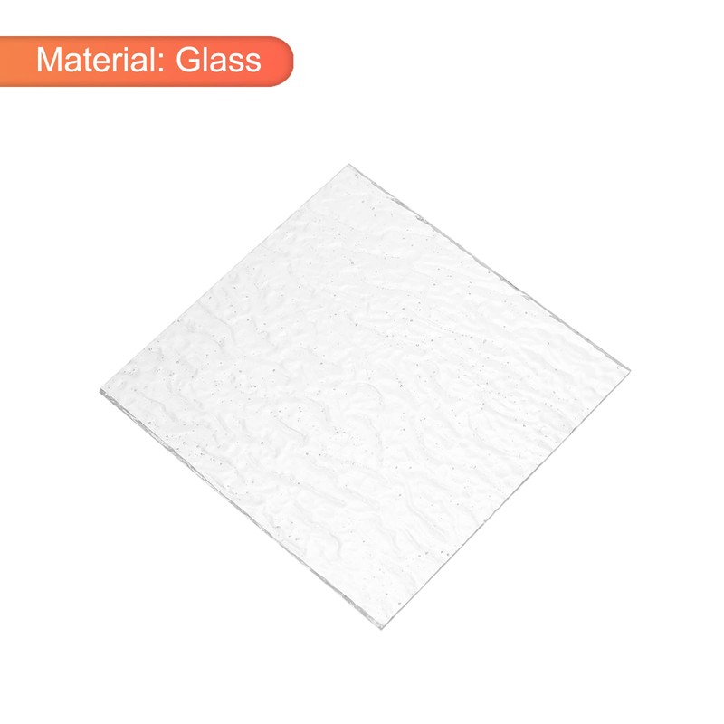 sourcing map Stained Glass Sheet Mosaic Tile 3.9 Inch x