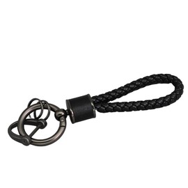 Rockyu Keychain, Men's, Women's, Braided Leather, Car Key Ring, Simple, Stylish, Lightweight, Durable, Gift, Present, Black, Blue, Red, Brown, Pink, Anniversary, Christmas, Black