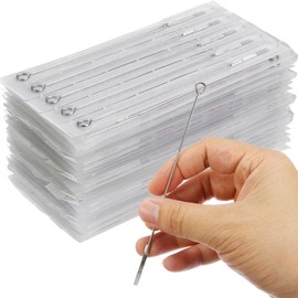 Tattoo Needles Set - NAQASE 100PCS Mixed Stick and Poke RL, RS, M1 Assorted Disposable Sterile Tattoo Needles(MIX-100PCS)